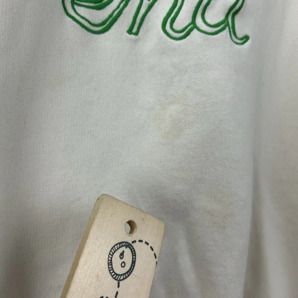 Clare V. Sweatshirt Pullover Women's M Cream Le Weekend Embroidered Crewneck - Picture 7 of 13